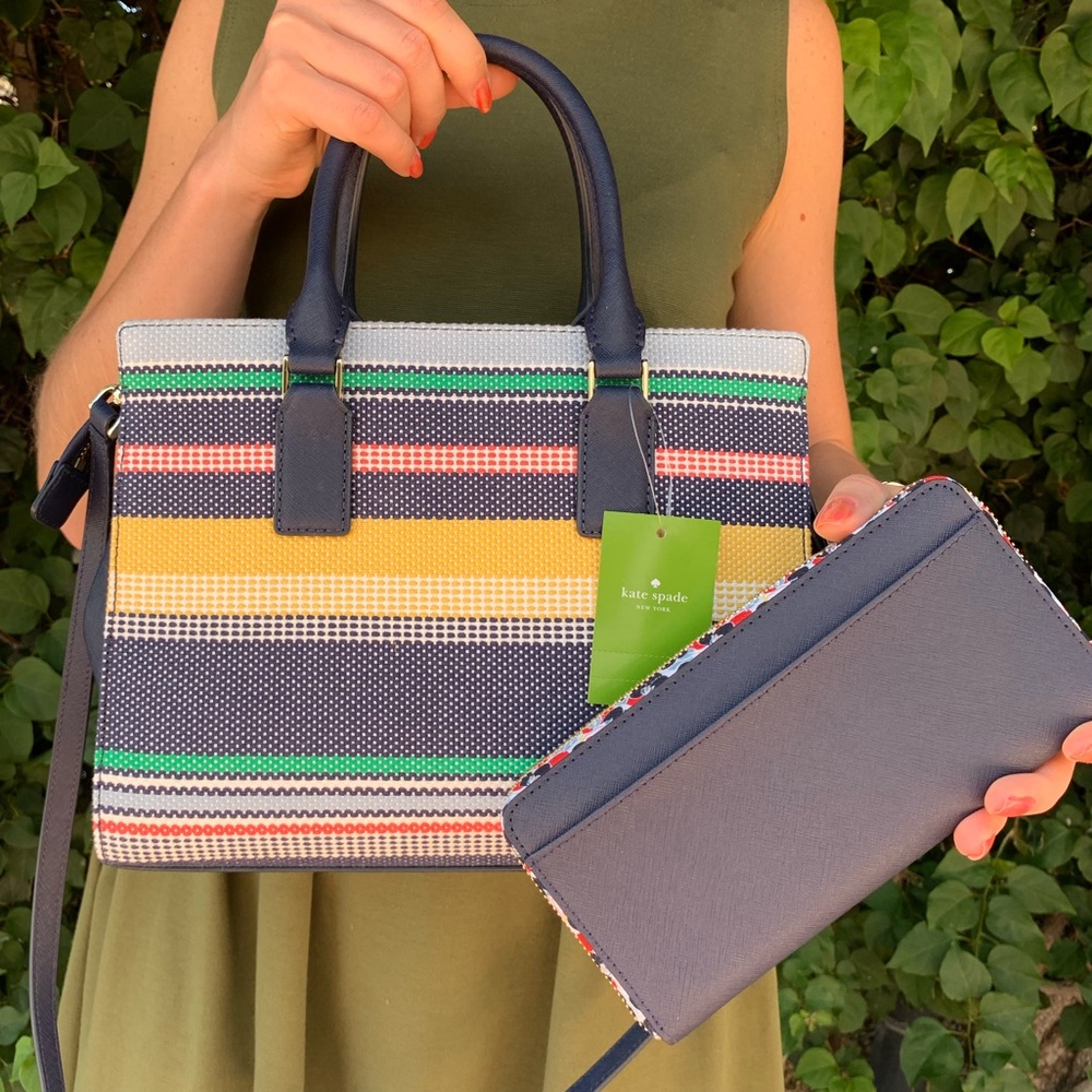 Kate Spade Cameron Boardwalk Crossbody /Wallet Set - Picture 2 of 8